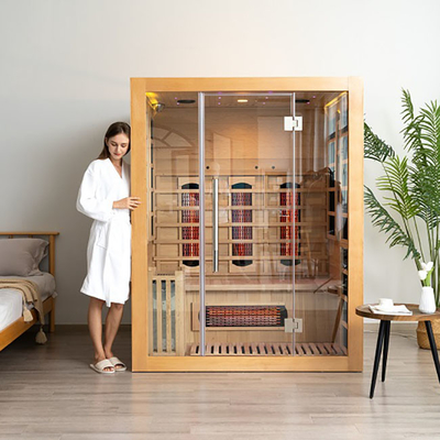 মাল্টি ব্যক্তি সলিড কাঠ ইনফ্রারেড সম্মিলিত Sauna বাষ্প রুম OEM গ্রহণযোগ্য