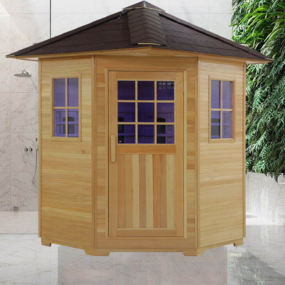 ETL বাড়ির পিছনের দিকের অন্দর বহিরঙ্গন শুকনো Sauna স্টিম রুম 4 ব্যক্তি