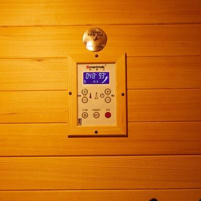 কাঠ ইনফ্রারেড সম্মিলিত Sauna স্টিম রুম কানাডা রেড সিডার