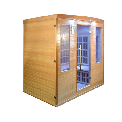 কাস্টম আধুনিক 2700W 4 ব্যক্তি সুদূর ইনফ্রারেড Sauna ইনডোর
