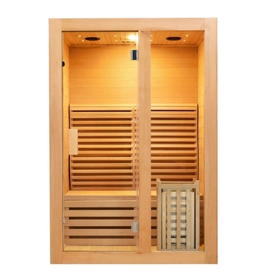 হেমলক কাঠ এক ব্যক্তি Sauna বাষ্প রুম ঐতিহ্যগত