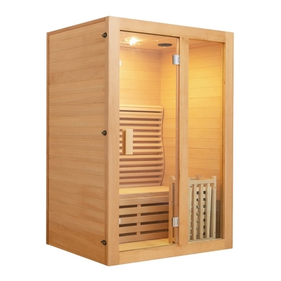 হেমলক কাঠ এক ব্যক্তি Sauna বাষ্প রুম ঐতিহ্যগত