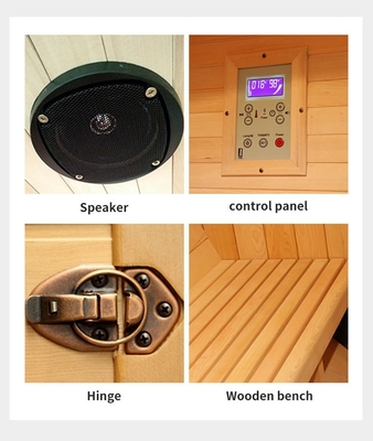 হেমলক কাঠ এক ব্যক্তি Sauna বাষ্প রুম ঐতিহ্যগত