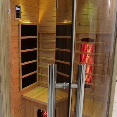1750W ইন্ডোর সলিড উড ফুল স্পেকট্রাম ইনফ্রারেড হোম সনা রুম 2 ব্যক্তি