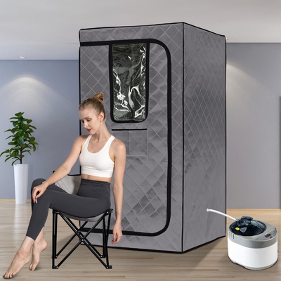 স্বচ্ছ উইন্ডোজ ডিজাইনের সাথে 110 - 120 ভোল্ট এসি 60Hz পোর্টেবল স্টিম সাউনা