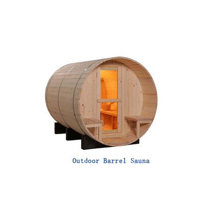 Smartmak গৃহস্থালী পাইন কাঠ বার্নিং ব্যারেল Sauna আউটডোর স্টিম রুম