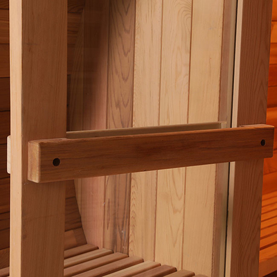 SASO গার্ডেন কাঠ ব্যারেল Sauna রুম ODM Sauna আউটডোর ব্যারেল
