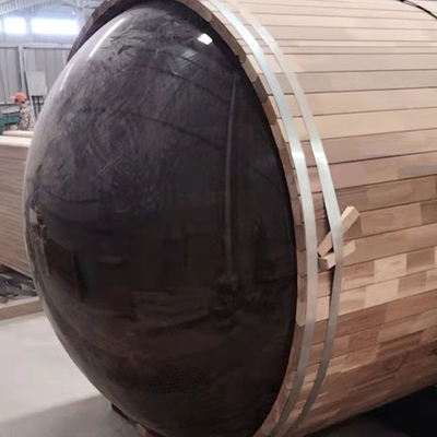 প্যানোনামিক সহ রেড সিডার উড ব্যারেল সনা 180x240CM আউটডোর সোনাস
