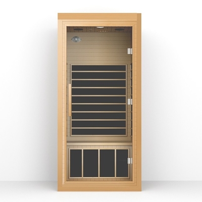 আধুনিক ফার ইনফ্রারেড 1 ব্যক্তি ঐতিহ্যগত Sauna ওজন হ্রাস 1350W
