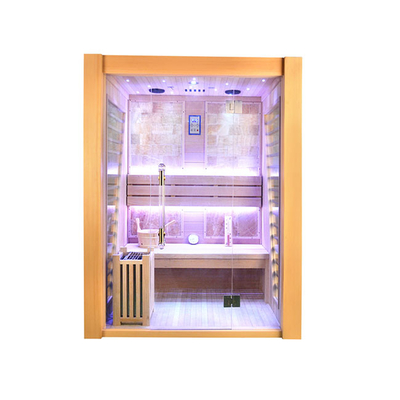 বাড়ির অন্দর বাষ্প রুম Sauna কাঠের ওজোন বাষ্প Sauna