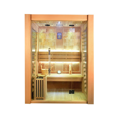 বাড়ির অন্দর বাষ্প রুম Sauna কাঠের ওজোন বাষ্প Sauna