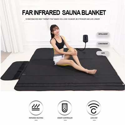 3 জোন গরম ইনফ্রারেড Sauna কম্বল ওজন হ্রাস শরীরের Sauna ব্যাগ